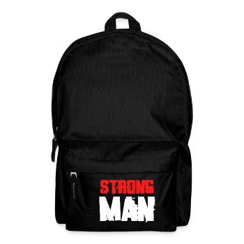 Strong Man Power Lifting Fitness Geschenke - Rucksack - Schwarz - Vorne