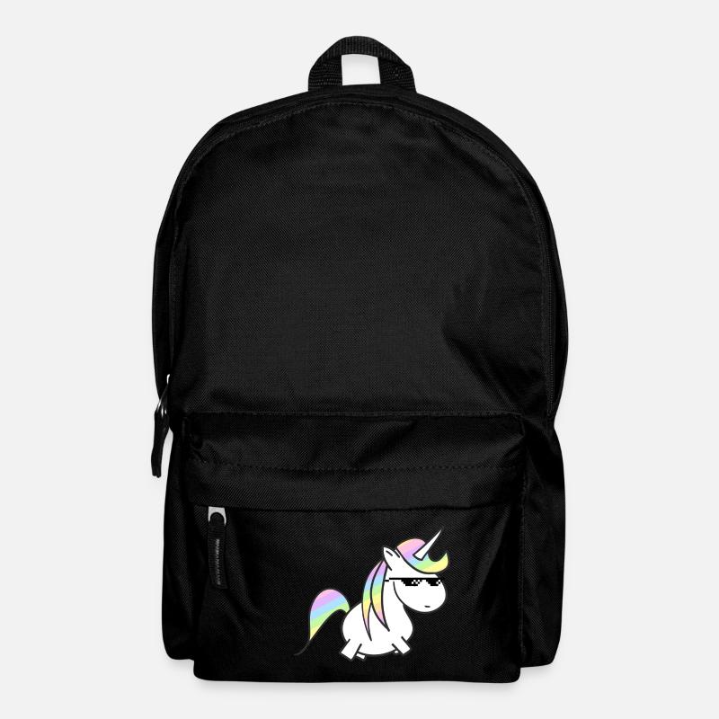 Einhorn - Rucksack - Schwarz