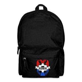 Serbien - Rucksack - Schwarz - Vorne