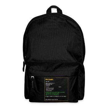 Legendärer Pro Gamer Legendär Held PC Zocken Gamer - Rucksack - Schwarz - Vorne