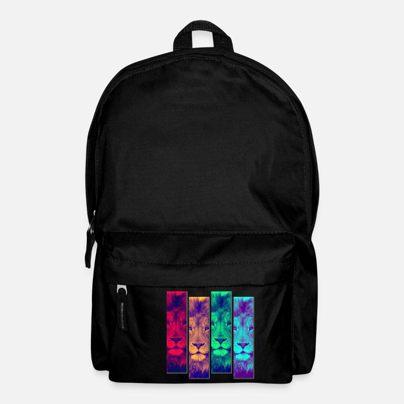 Lion - Backpack - black