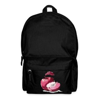 Apple red beautiful apple red - Backpack - black - Front
