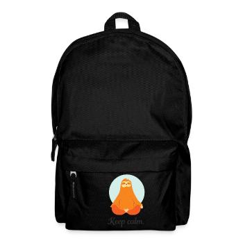 keep Calm - Backpack - black - Front