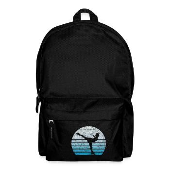 Figure Skating Figure Skater Retro Vintage Gift - Backpack - black - Front