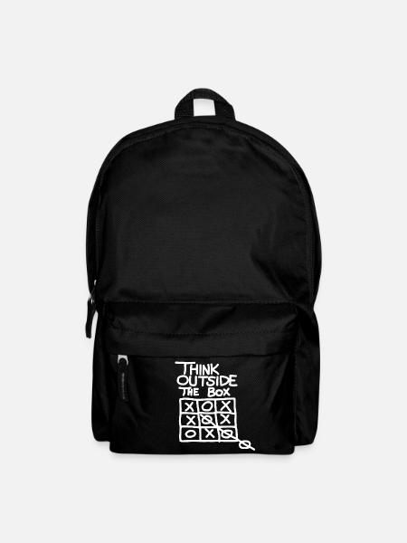Think Outside the Box - Rucksack - Schwarz
