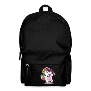 Licorne Quoi? - Sac à dos - noir - Devant