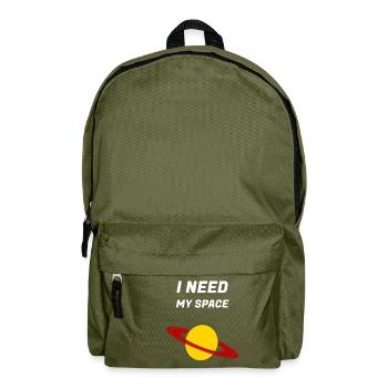 Weltraum - Rucksack - Olivgrün - Vorne