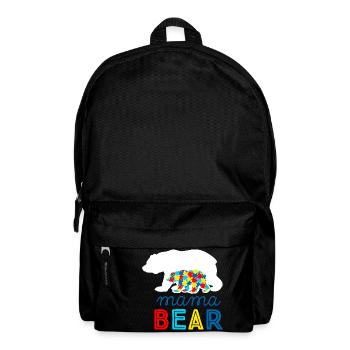 Autisme autiste ADHD mère maman asperger cadeau - Sac à dos - noir - Devant