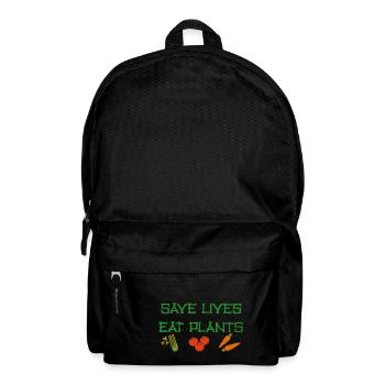 Idée de cadeau de végétarien végétarien - Sac à dos - noir - Devant