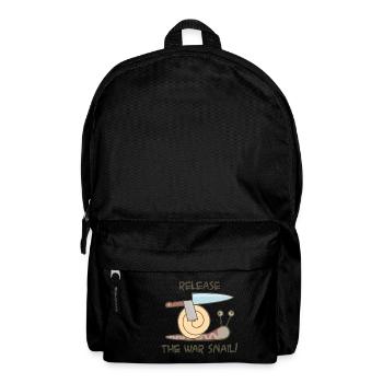 War snail - Backpack - black - Front