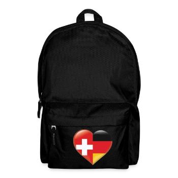 coeur drapeau Suisse Suisse Cadeau Suisse - Sac à dos - noir - Devant