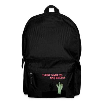 Zombie - Rucksack - Schwarz - Vorne