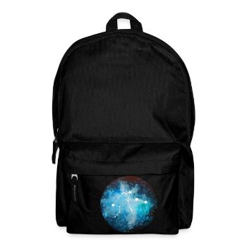 Sternzeichen Wassermann - Rucksack - Schwarz - Vorne