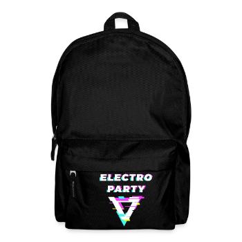 Electro party - Backpack - black - Front