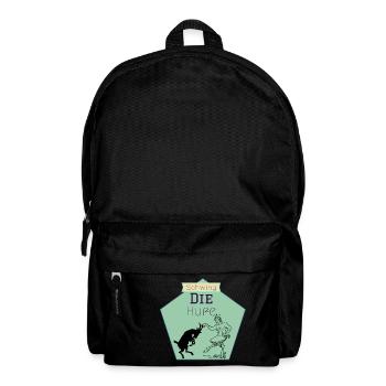 Schwing die Hufe - Rucksack - Schwarz - Vorne