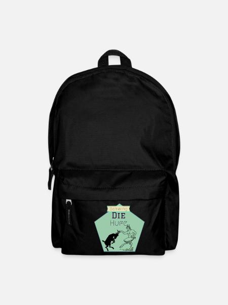 Schwing die Hufe - Rucksack - Schwarz