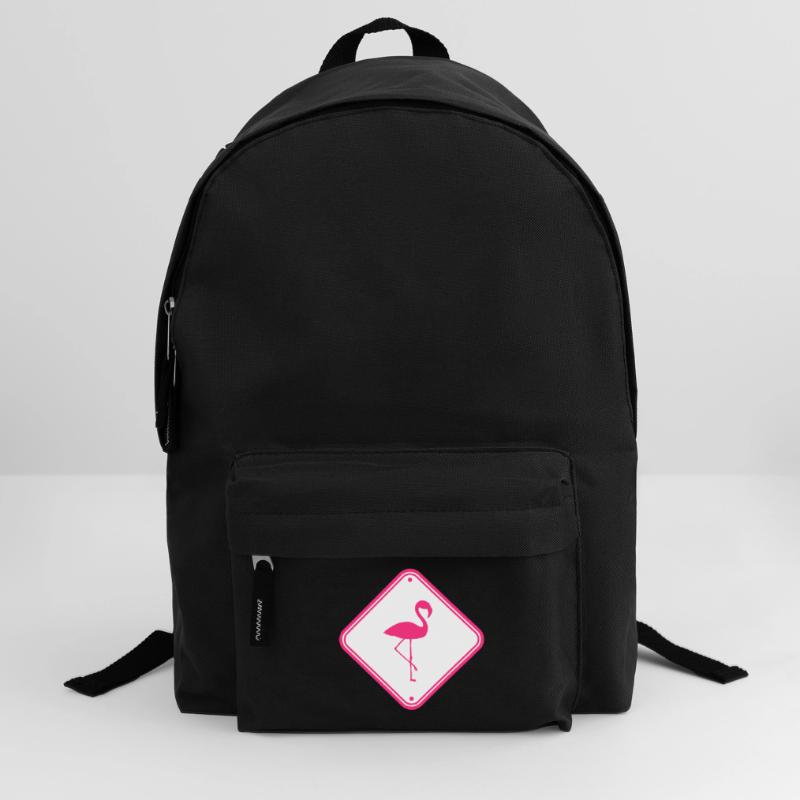 warning note caution caution shield danger fla Backpack