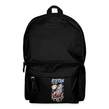 Bitcoin to the Moon - Rucksack - Schwarz - Vorne