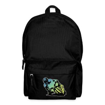 Motorcycle Motorbike - Backpack - black - Front
