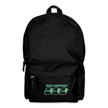 Lustig STR ALT ENTF DEL Kundenservice Mitarbeiter - Rucksack - Schwarz - Vorne