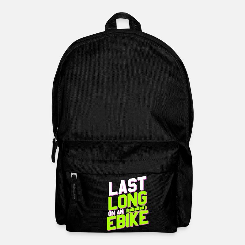 Last long on an ebike - Rucksack - Schwarz