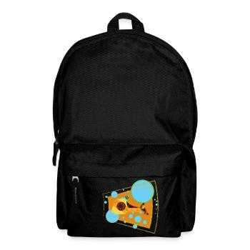 Lachs - Rucksack - Schwarz - Vorne