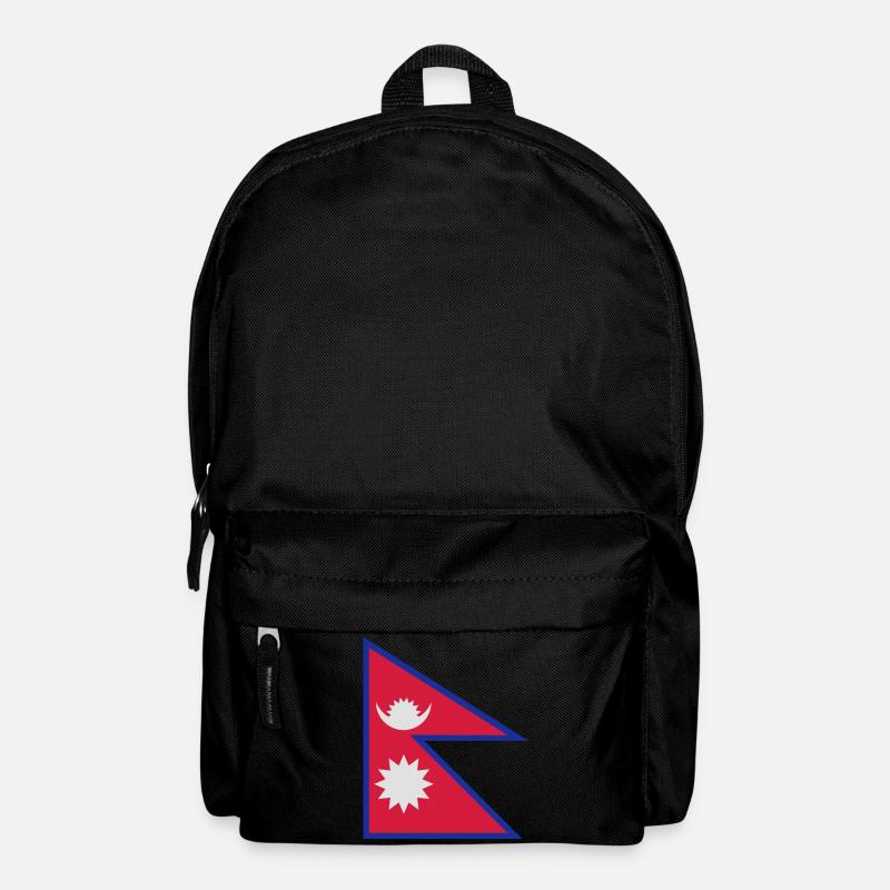 Drapeau Népal - Sac à dos - noir