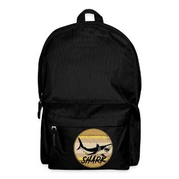 Haie Geschenk Haikopf Hailiebe Tauchen - Rucksack - Schwarz - Vorne