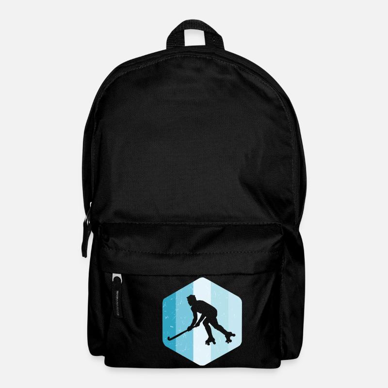 Rollhockey Spieler - Rucksack - Schwarz
