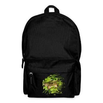 Sei mutig und kein schreckhafter Frosch - Rucksack - Schwarz - Vorne