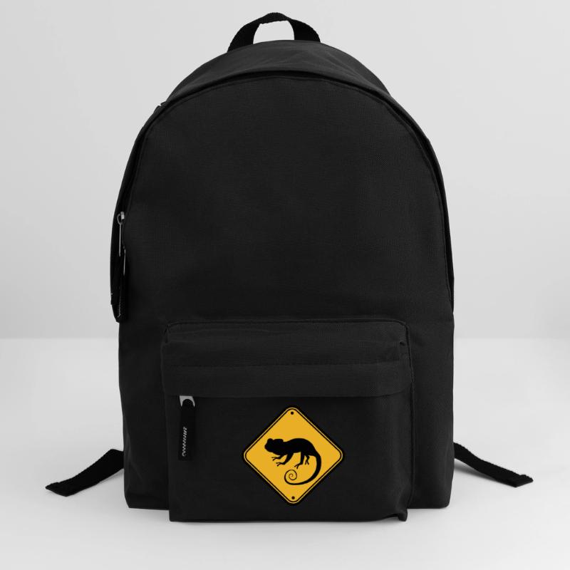 shield note caution warning caution danger con Backpack