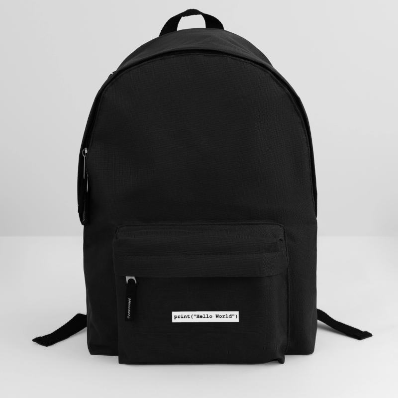 Hello World Python Entwickler Programm Geschenk Rucksack