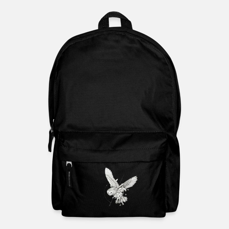 Eule - Rucksack - Schwarz