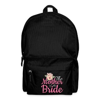 Junggesellenabschied Hochzeit Mutter der Braut - Rucksack - Schwarz - Vorne