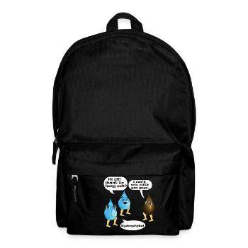Water and oil - Backpack - black - Front