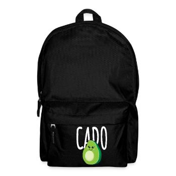 Avocado Cado Partner Couple Friends - Gift Idea - Backpack - black - Front