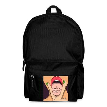 I licked it so it's mine - Rucksack - Schwarz - Vorne