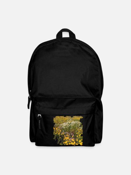 Die Biodiversität bei Pflanzen und Blumen - Rucksack - Schwarz