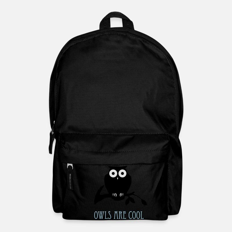 owls are cool - Backpack - black
