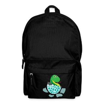 Bébé serpent éclosent - Idée de cadeau - Sac à dos - noir - Devant