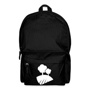 Landschaft mit Bäumen - Rucksack - Schwarz - Vorne