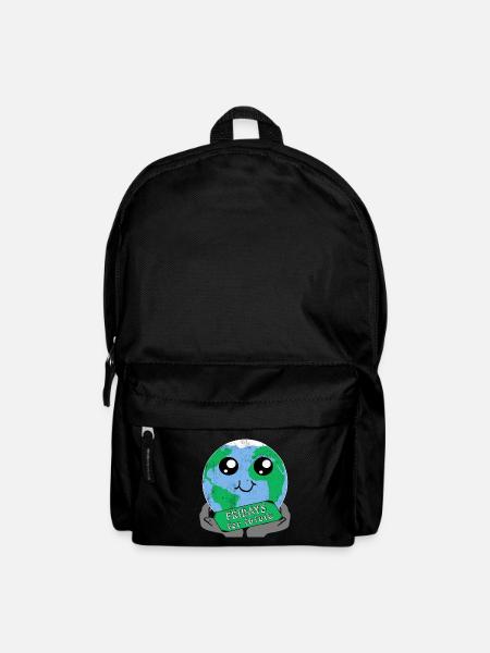 Fridays For Future Stop Klima Co2 Protest Geschenk - Rucksack - Schwarz