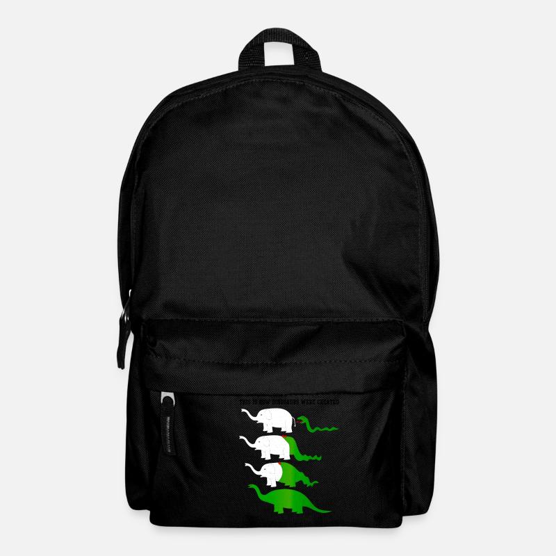 This Is How Dinosaurs Were Created Funny Dino - Backpack - black