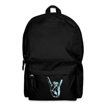 Metal Grunge Rock n Roll Indie Rocker Geschenk - Rucksack - Schwarz - Vorne