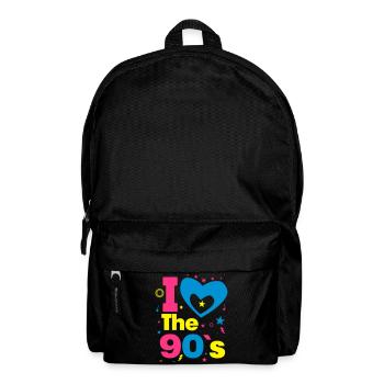 i love 90 - Backpack - black - Front