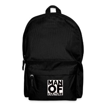 Mann der Kultur - Rucksack - Schwarz - Vorne