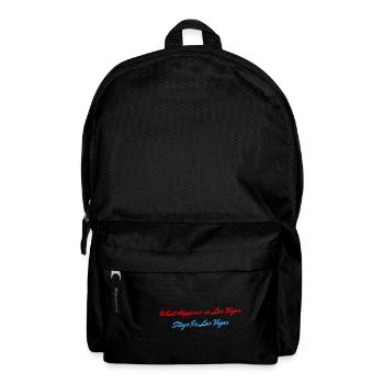 What Happens In Vegas, Stays In Las Vegas - Backpack - black - Front