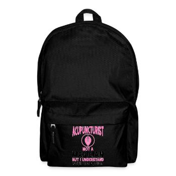 Acupuncture Acupuncturists Not a Magician - Backpack - black - Front