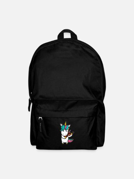 Einhorn Geige - Rucksack - Schwarz