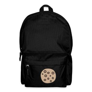Keks, Cookie, Krümel - Rucksack - Schwarz - Vorne